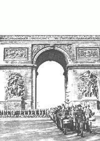 L'armée allemande défile à Paris