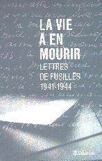 La couverture du livre, la vie à en mourrir